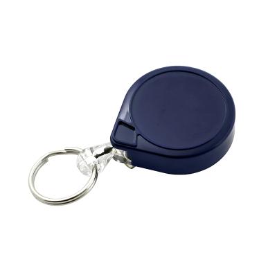 KEY-BAK key reel MINI-BAK BLUE with belt clip